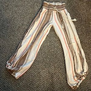 Flowy striped pants